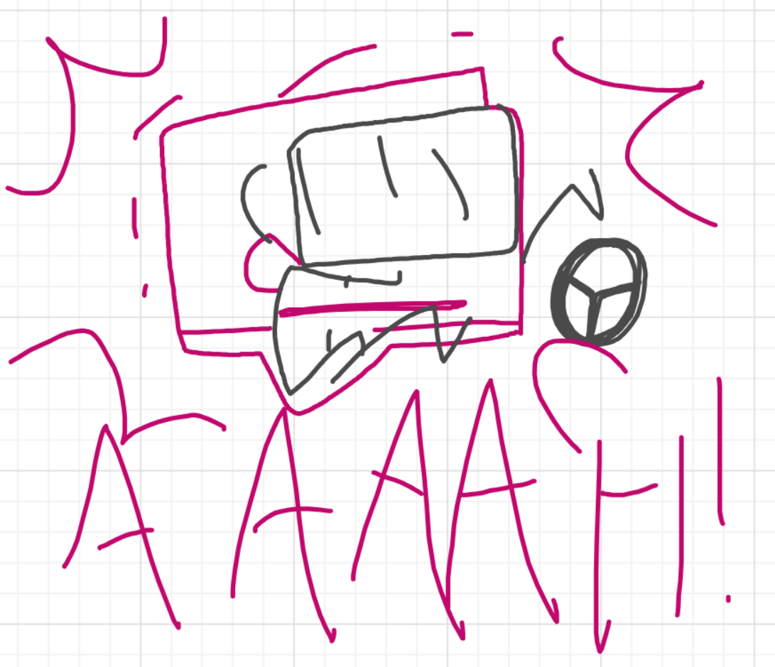 A panel from I've Been Everywhere, Man, episode nine of the Board Boards object show by Furretwalk/WalkingFurret.